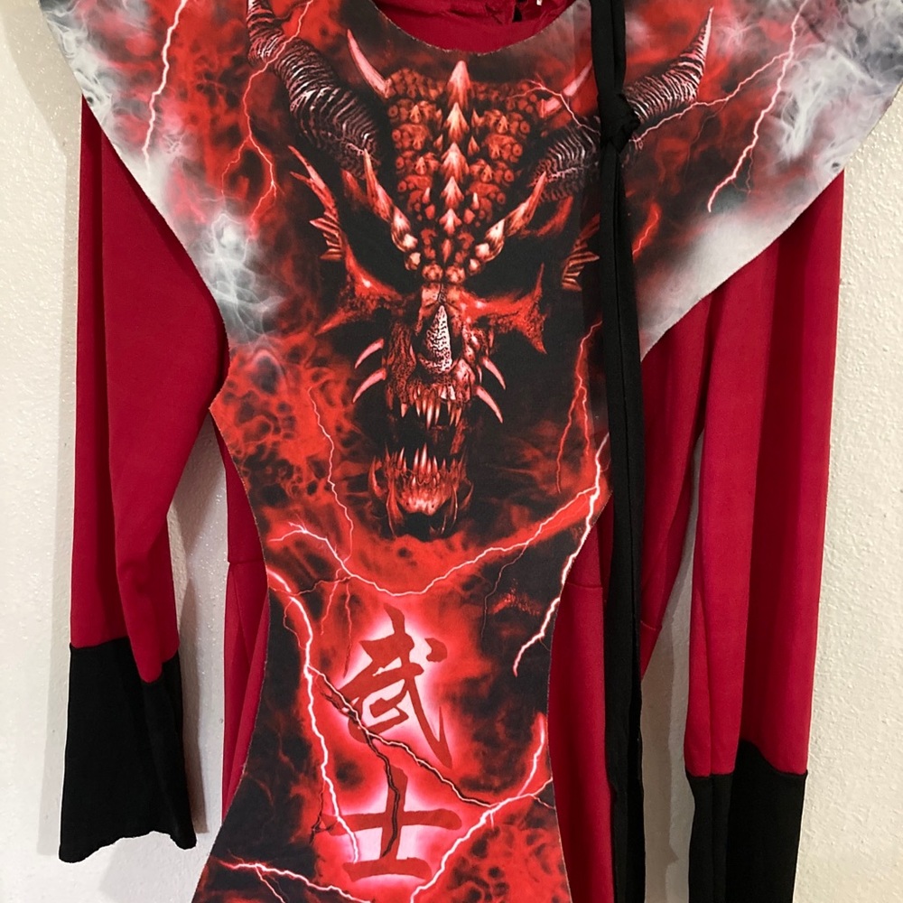 Red ninja costume